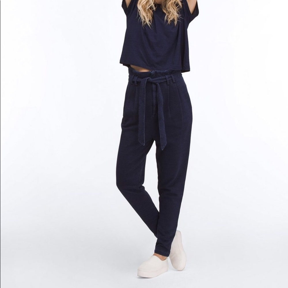 NWT AG Jeans Indigo Knit Relaxed Pants Size 26